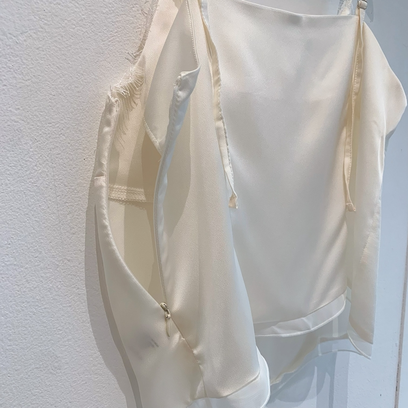 MOLD Satin lace SLEEVELESS *(2COLOR)