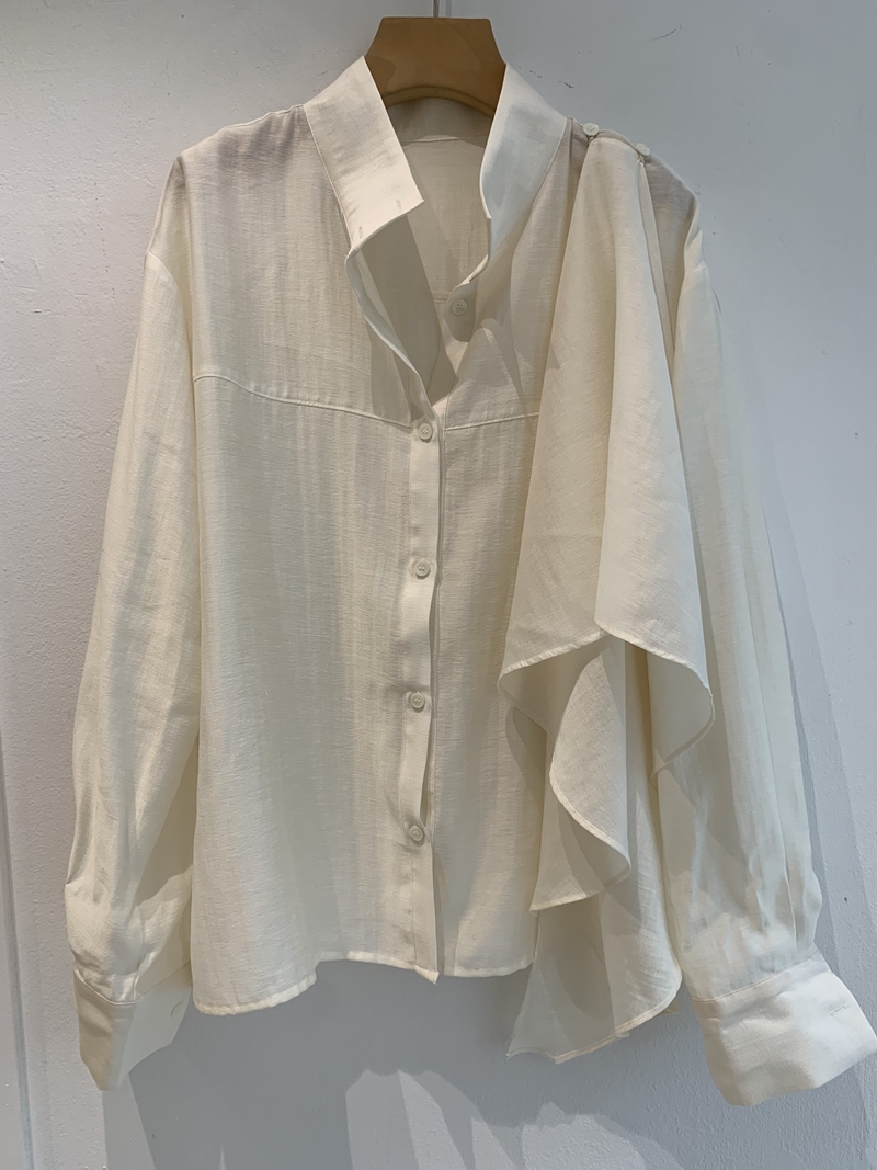 26FW Liebe SHAWL WRAP BLOUSE (3COLOR)