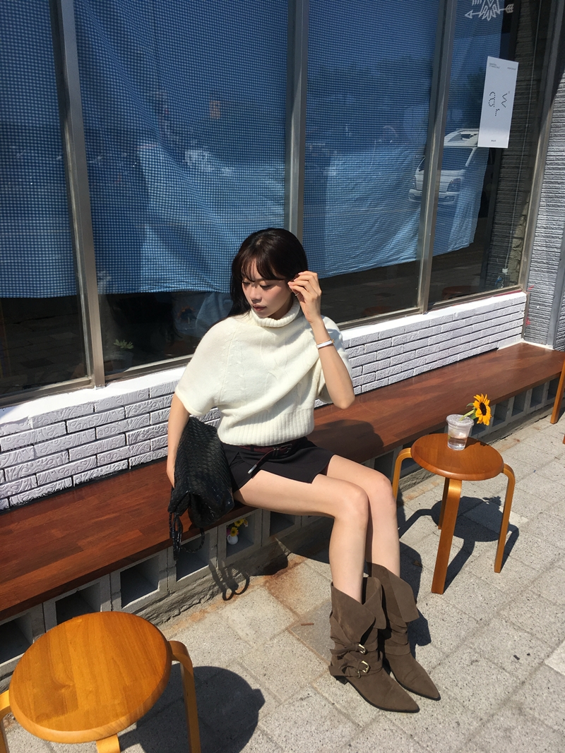 FW CITY SLIT SKIRT PT (2COLOR)