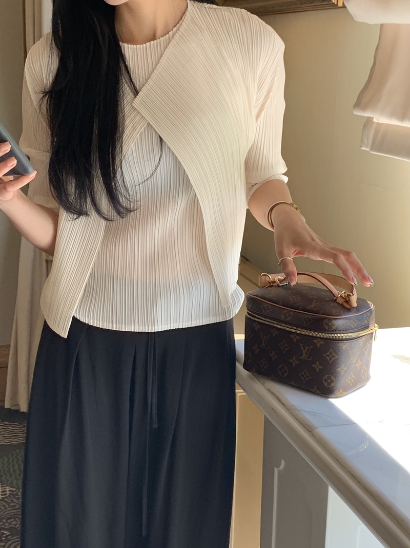Rumie Pleats cardigan*premium (3COLOR)