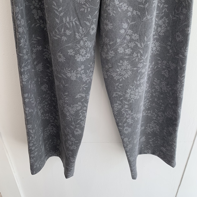 Flower pintuck denim PT
