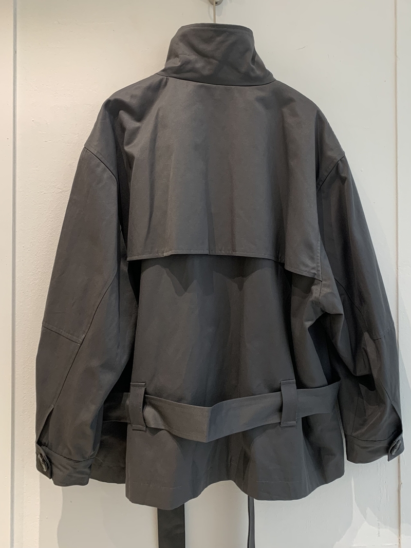 26FW OVER-FIT TRENCH COAT (CHARCOAL)