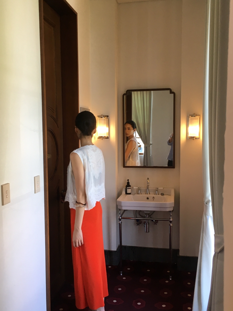 Arty Lace sleeveless blouse