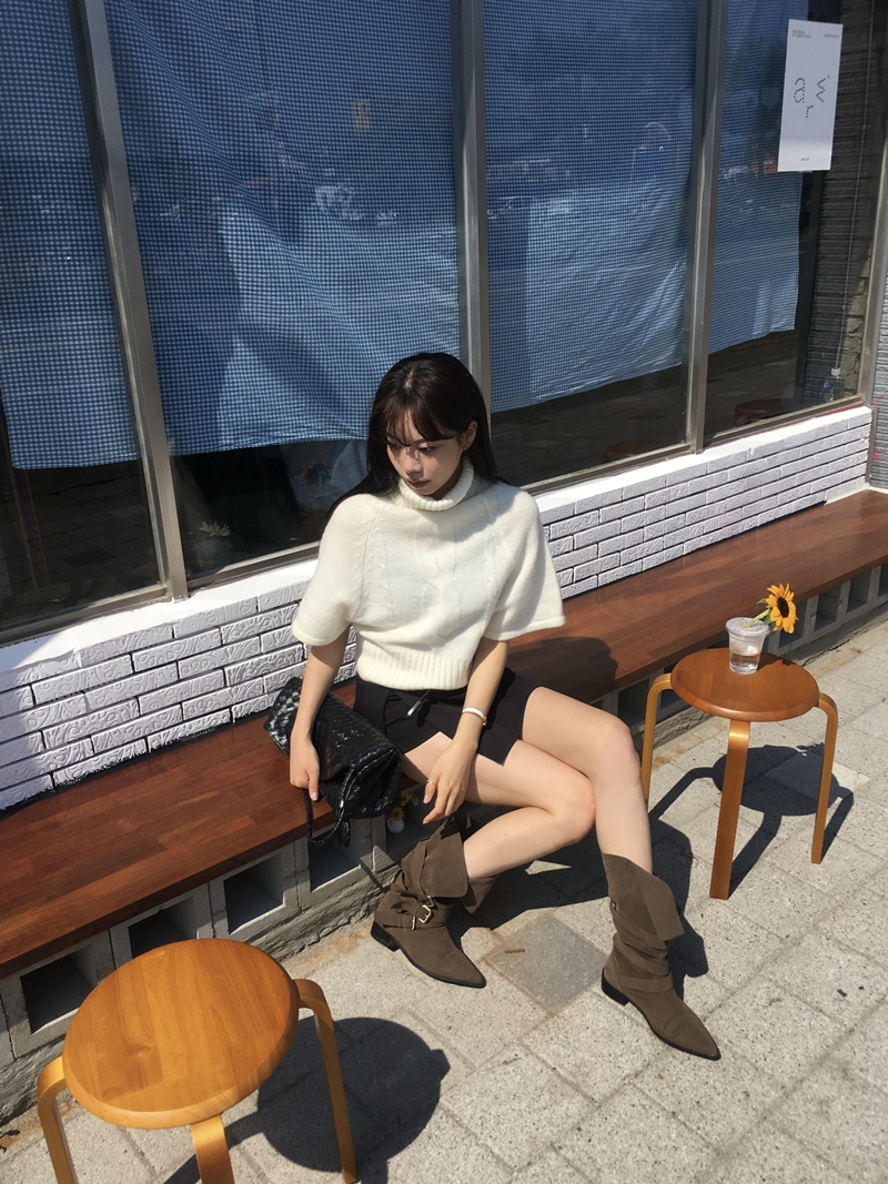 FW CITY SLIT SKIRT PT (2COLOR)
