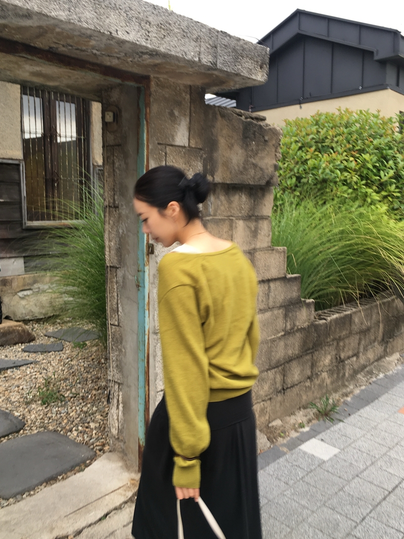 26fw Deep cashmere V-neck knit (3COLOR)