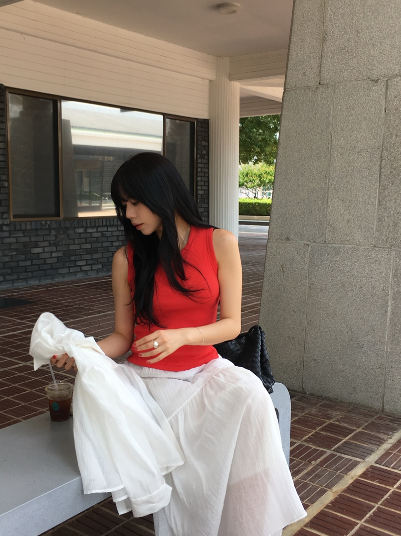 Summer 골지 Sleeveless (4COLOR)