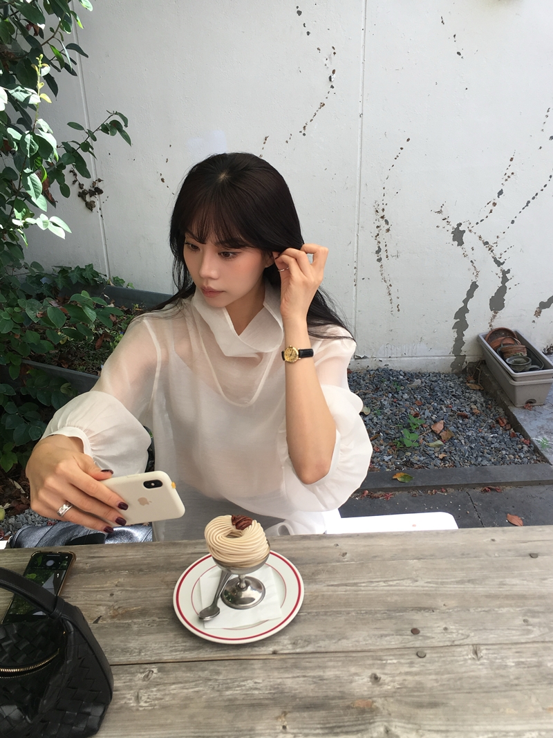 FW VARR HIGHNECK BLOUSE *premium