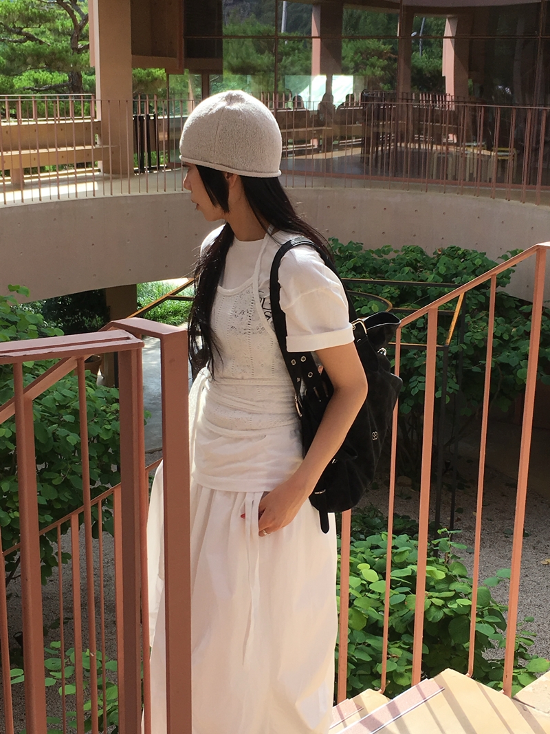 Summer Pumpkin shirring SK (2COLOR)