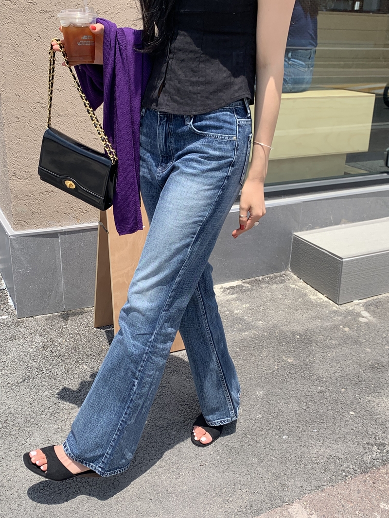WASHING Deep boots cut Denim PT