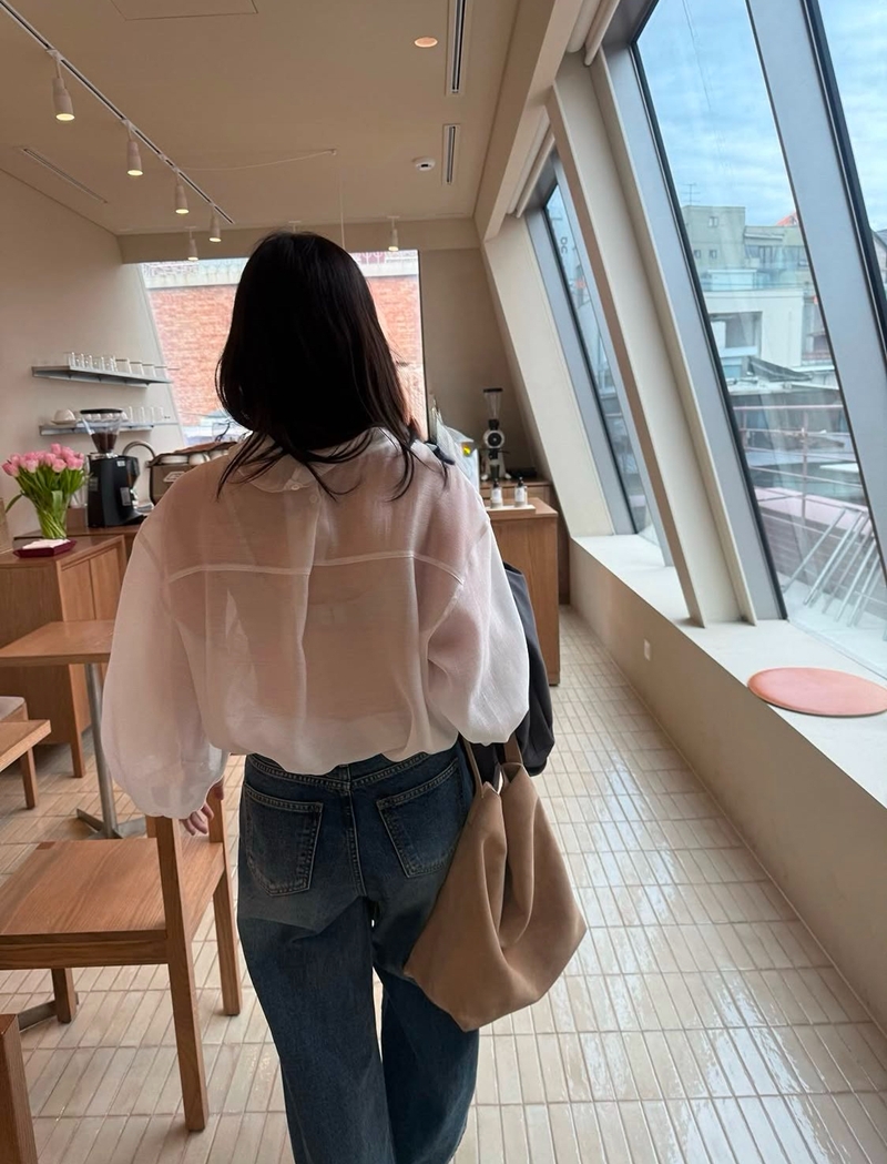FW VARR HIGHNECK BLOUSE *premium