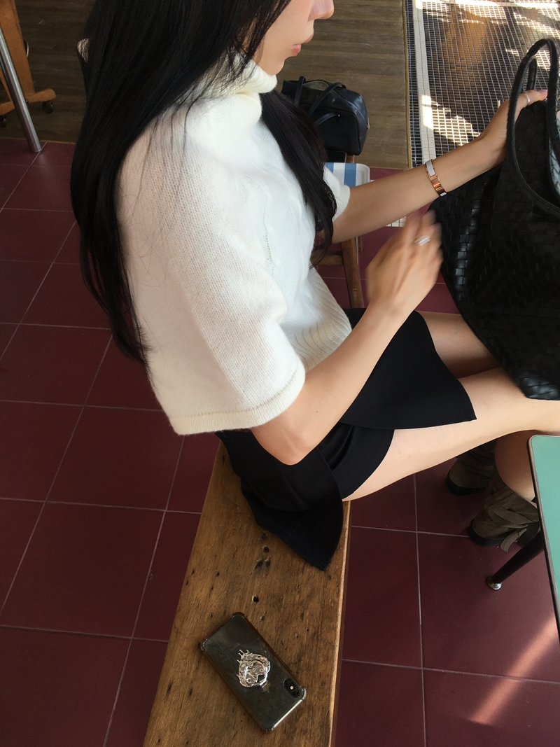 FW CITY SLIT SKIRT PT (2COLOR)