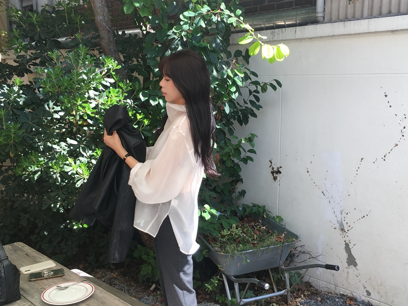 FW VARR HIGHNECK BLOUSE *premium