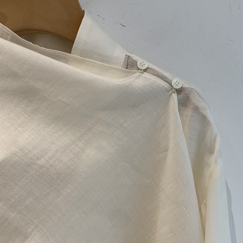 26FW Liebe SHAWL WRAP BLOUSE (3COLOR)