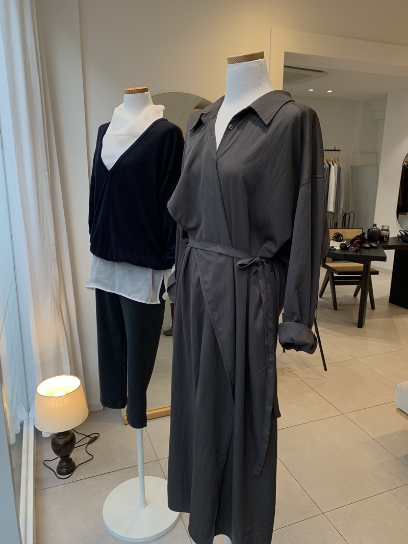 FW Robe Trench Shirt OPS (2COLOR)