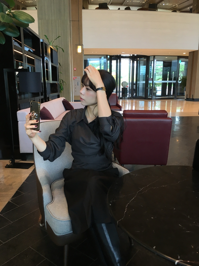 26FW Wrap halter neck BL *SET (3COLOR)