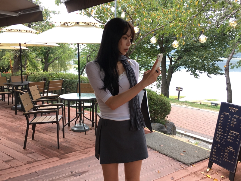 FW PLEATS MUFFLER (2COLOR)