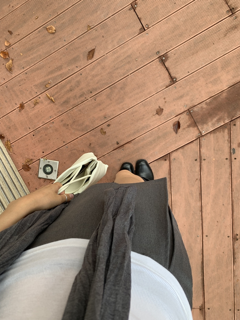 FW CITY SLIT SKIRT PT (2COLOR)