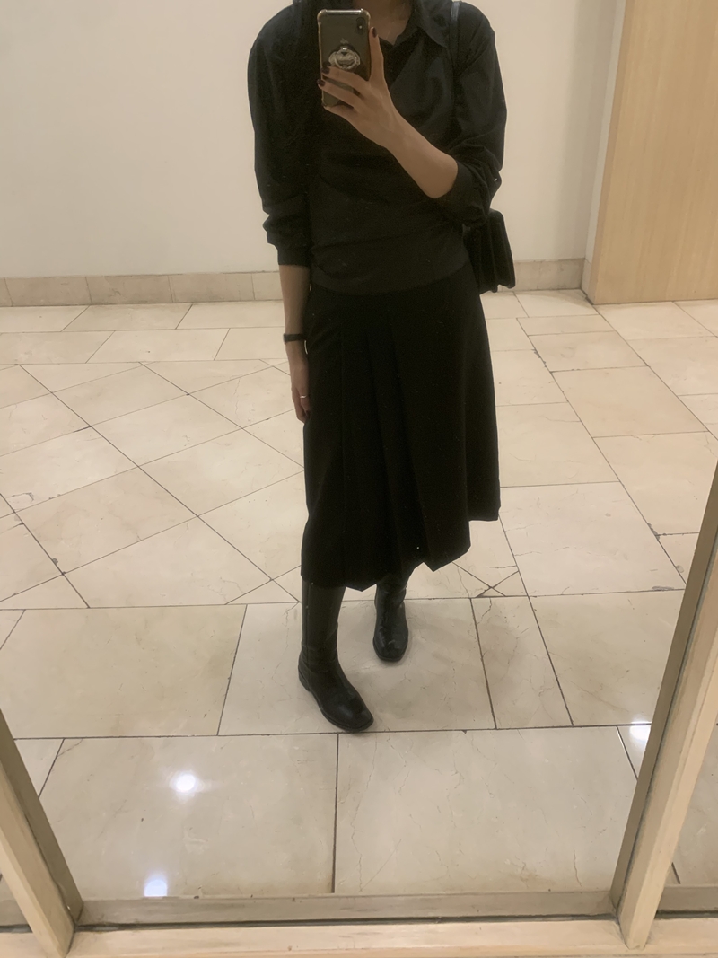 26FW Pleats MIDI SK *HQ (2COLOR)