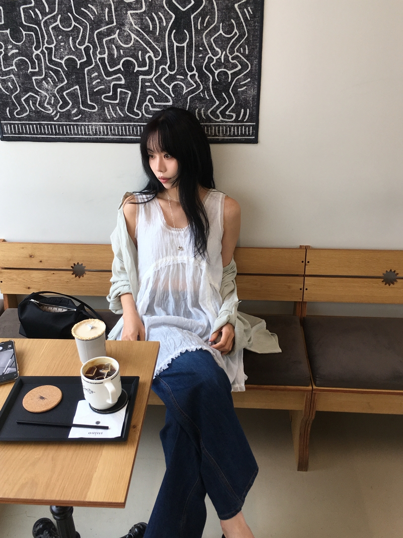 Breeze fril layered OPS *(2COLOR)