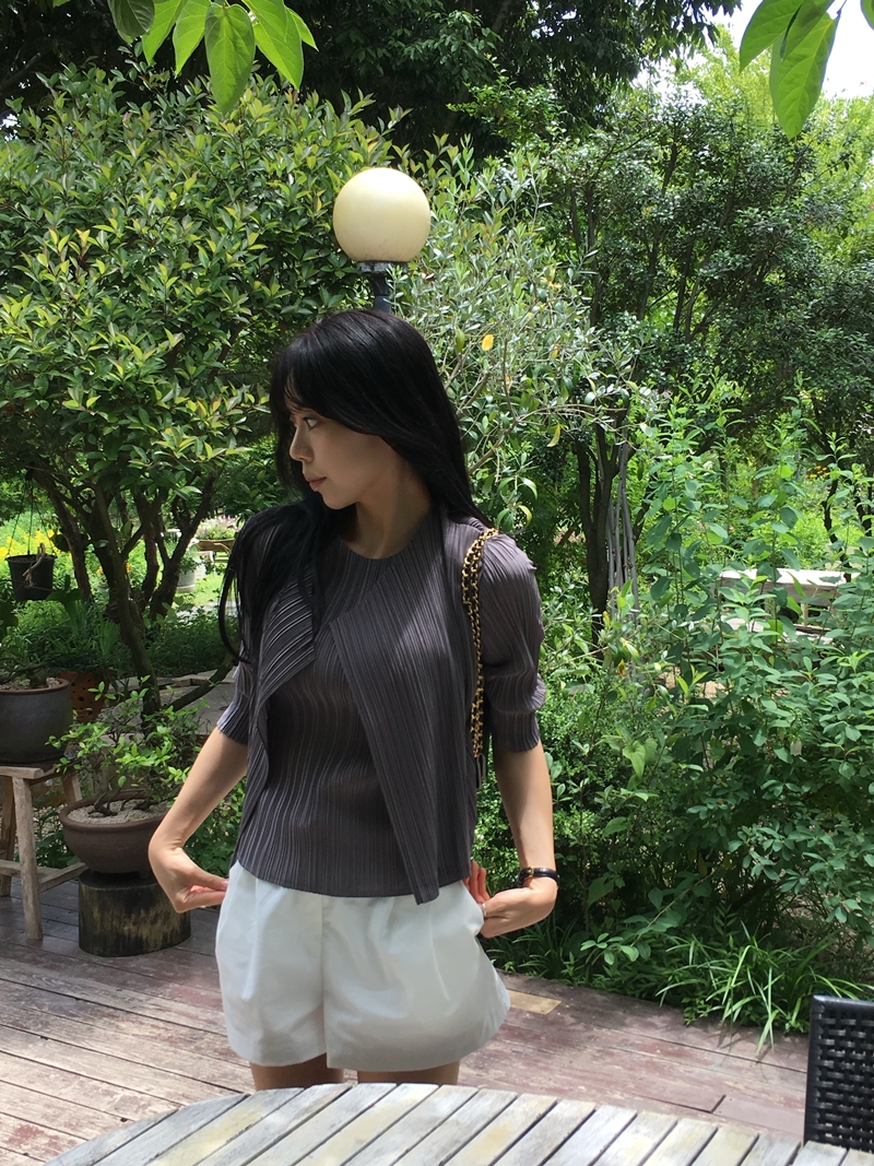Rumie Pleats cardigan*premium (3COLOR)