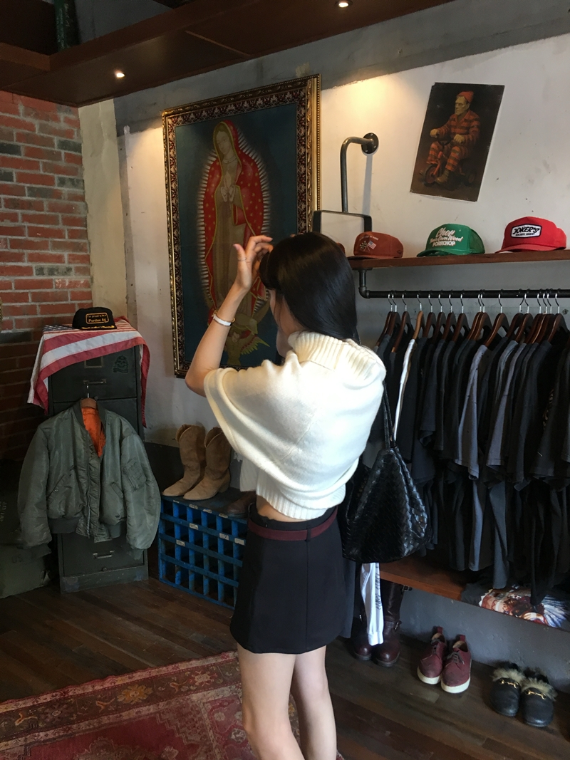 FW CITY SLIT SKIRT PT (2COLOR)
