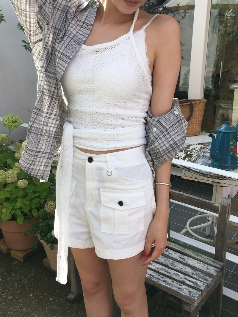 Punching Halterneck wrap Sleeveless