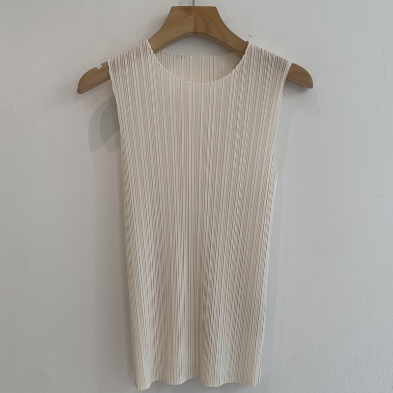 Rumie Pleats sleeveless *premium (3COLOR)