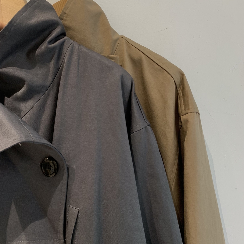 26FW OVER-FIT TRENCH COAT (CHARCOAL)