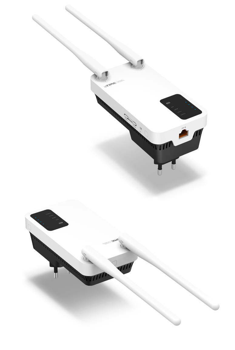ipTIME Extender-BE3600Q 패키지 박스 및 친환경 포장재 구성품 이미지