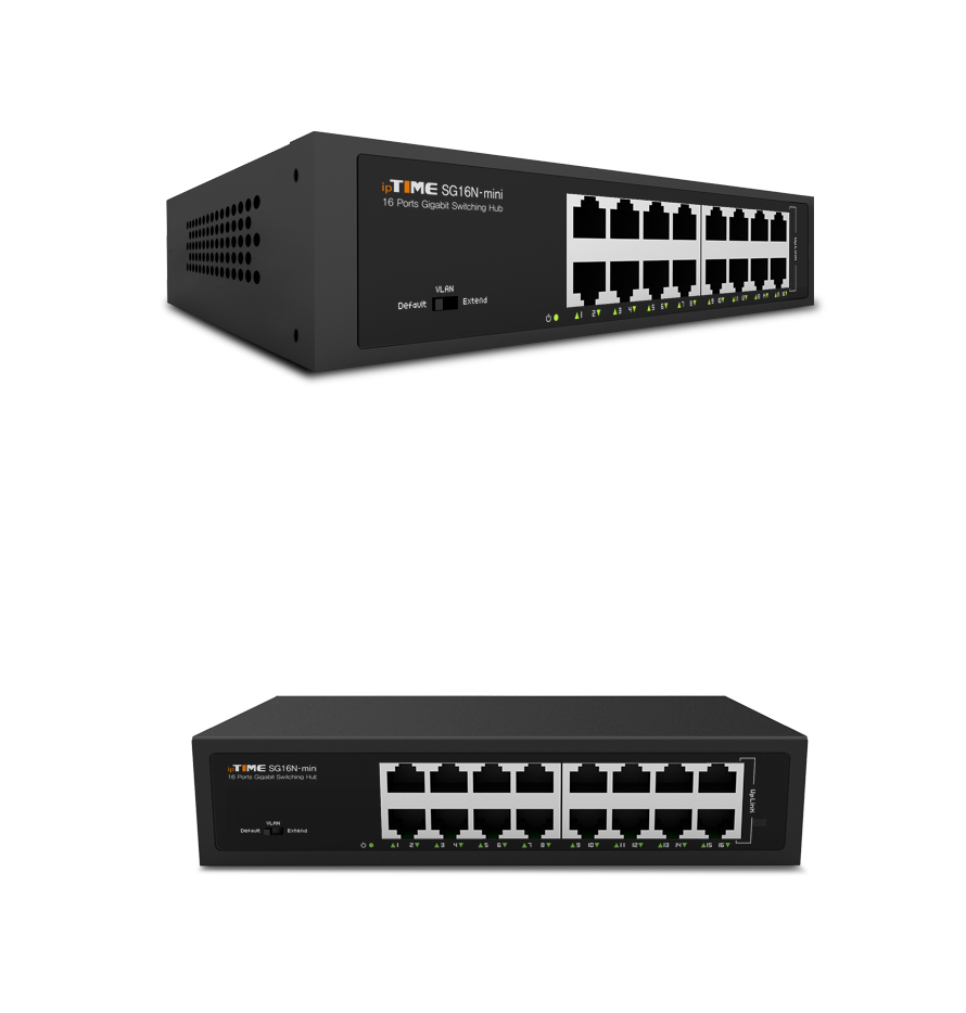 SG16N-mini 컴팩트 사이즈 기가비트 스위칭 허브 이미지