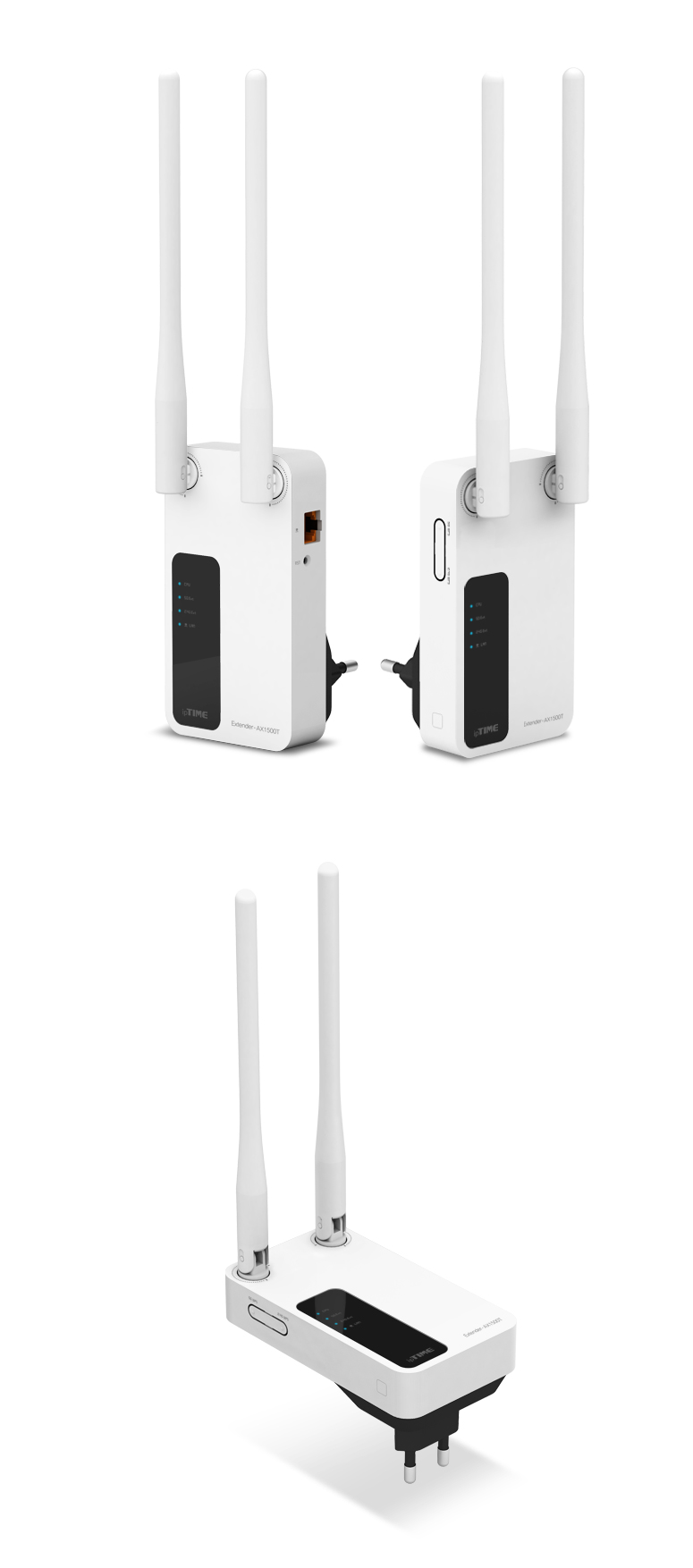 Extender-AX1500T 랙마운트 브라켓 장착 모습 이미지
