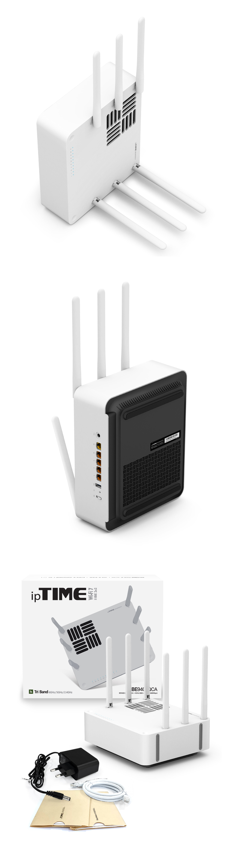 BE9400QCA 8스트림 Wi-Fi 6 공유기 구조 이미지