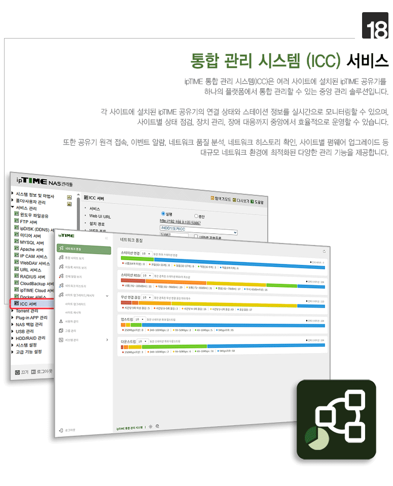 ipTIME NAS 200 Plus 데이터 보호를 위한 스냅샷 및 자동 백업 기능 작동 GIF