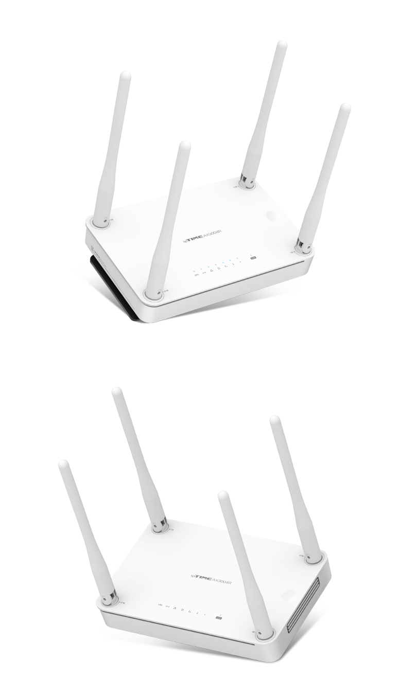 아이피타임 AX3004R PC 웹 브라우저 관리자 설정 화면 이미지