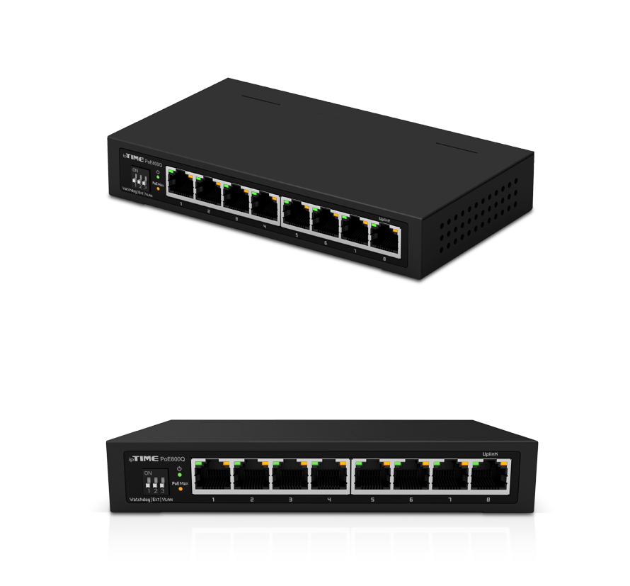 ipTIME POE800Q 내부 회로 및 안정적인 전원 설계 설명 이미지