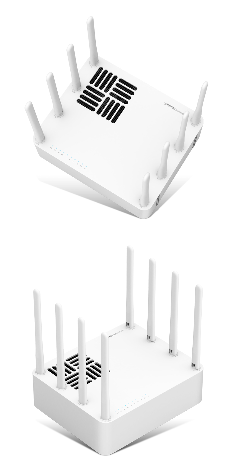 아이피타임 BE19000 WiFi 7 유무선 공유기 BE19000QCA 하단부 미끄럼 방지 패드 이미지