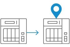 오프사이트 백업 아이콘