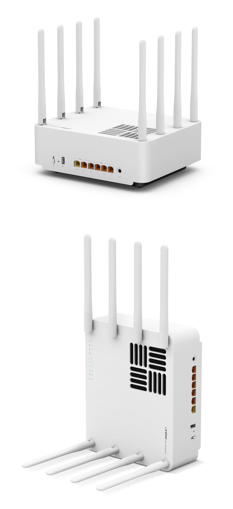 아이피타임 BE19000 WiFi 7 유무선 공유기 내부 칩셋 방열판 구조 이미지