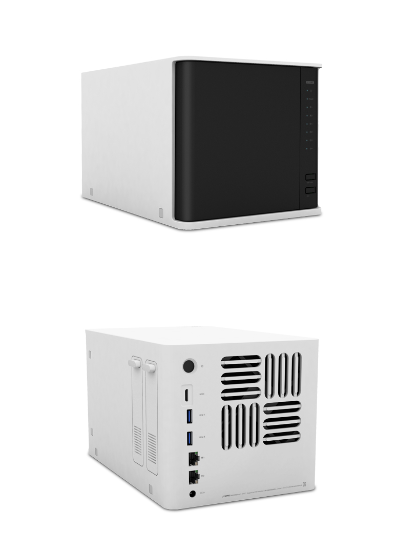 NAS400 plus 제품 패키지 구성품 및 액세서리 안내