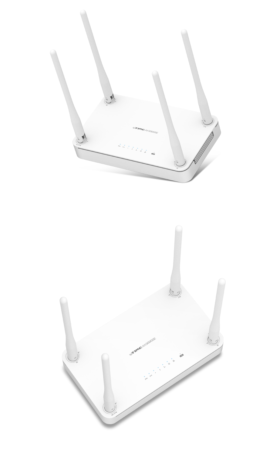 아이피타임 AX3000SE 공유기 전면부 LED 표시 상태