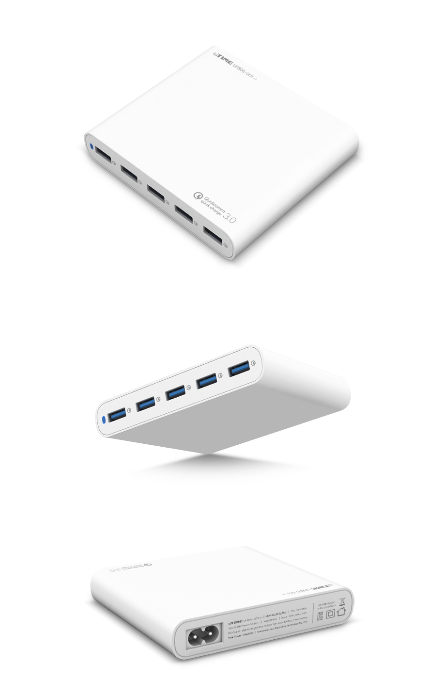 아이피타임 QC 3.0 5포트 USB 충전기 UP805-QC5 V2 제품 사용 환경