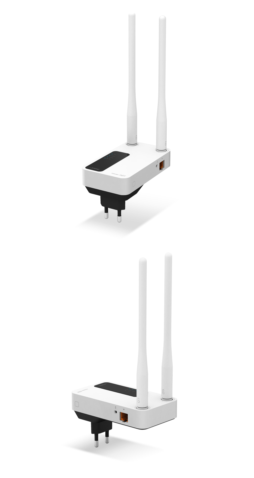 아이피타임 Extender-A6T AC1200 무선 네트워크 확장기 측면 디자인 이미지