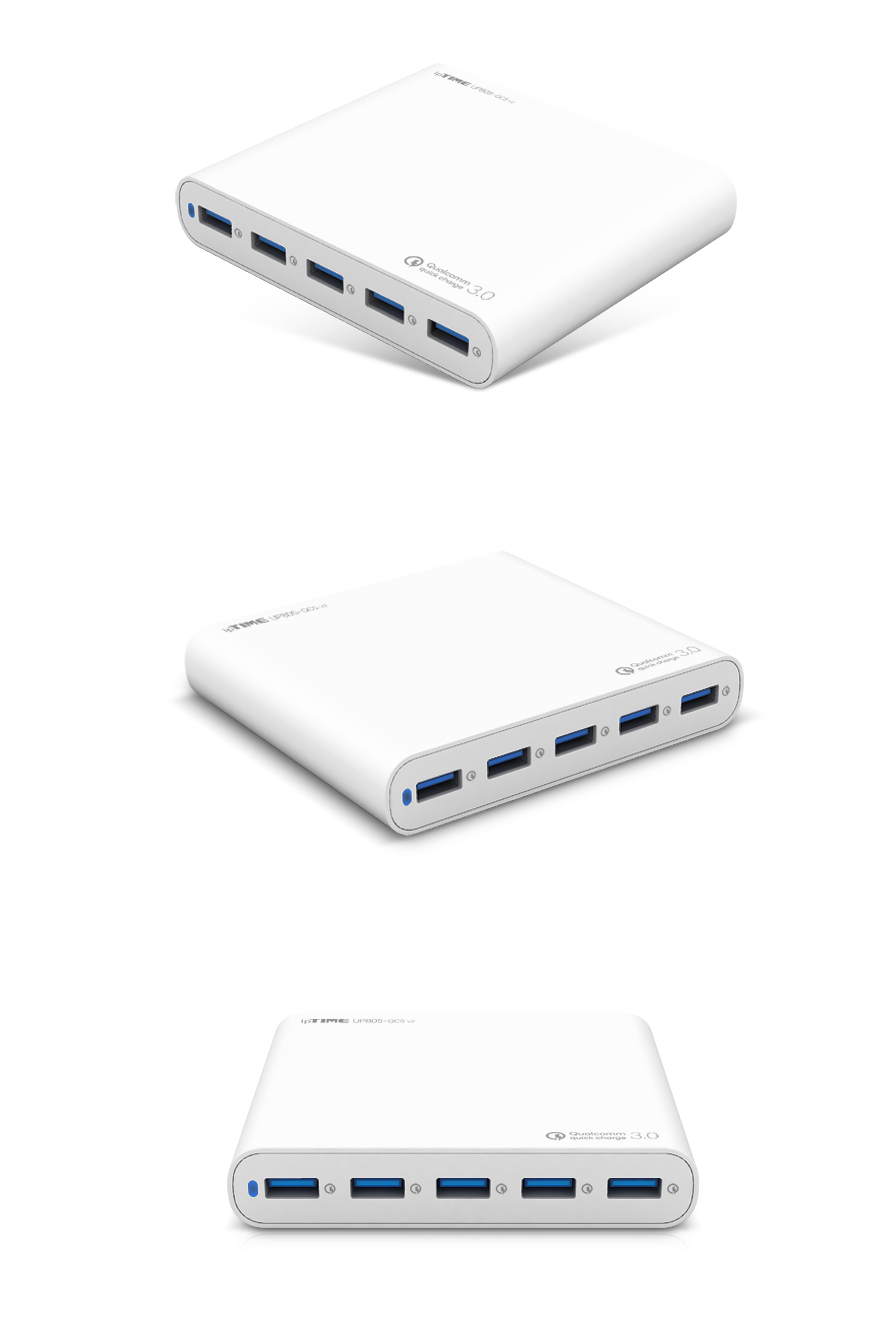 아이피타임 QC 3.0 5포트 USB 충전기 UP805-QC5 V2 제품 구성품