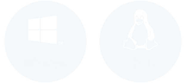 Windows 및 Linux 로고