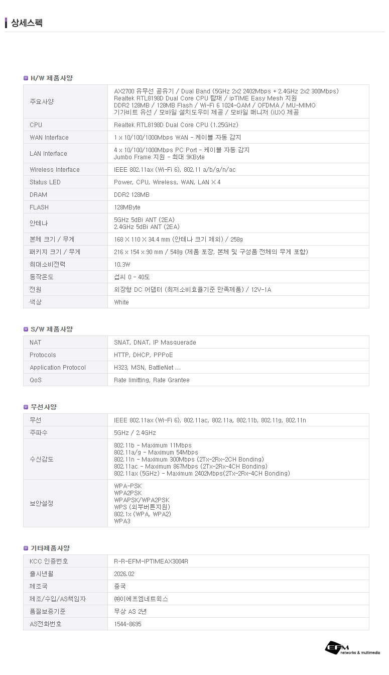 AX3004R 가정 및 사무실 데스크탑 환경 설치 완료 모습 이미지