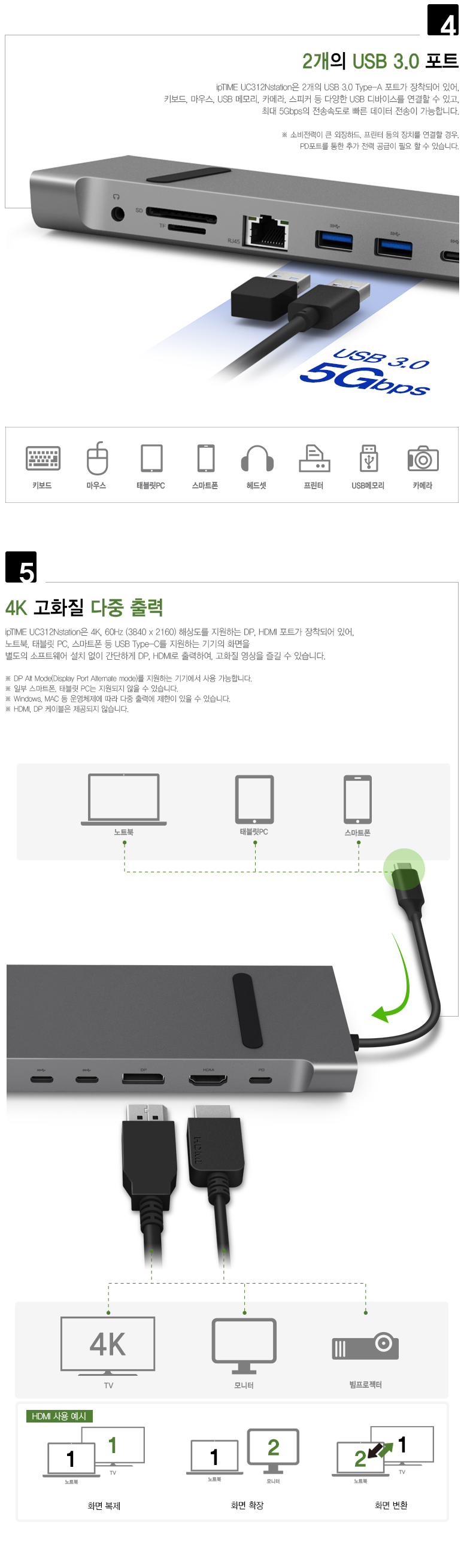 최대 100W PD(Power Delivery) 고속 충전을 지원하는 전원 포트