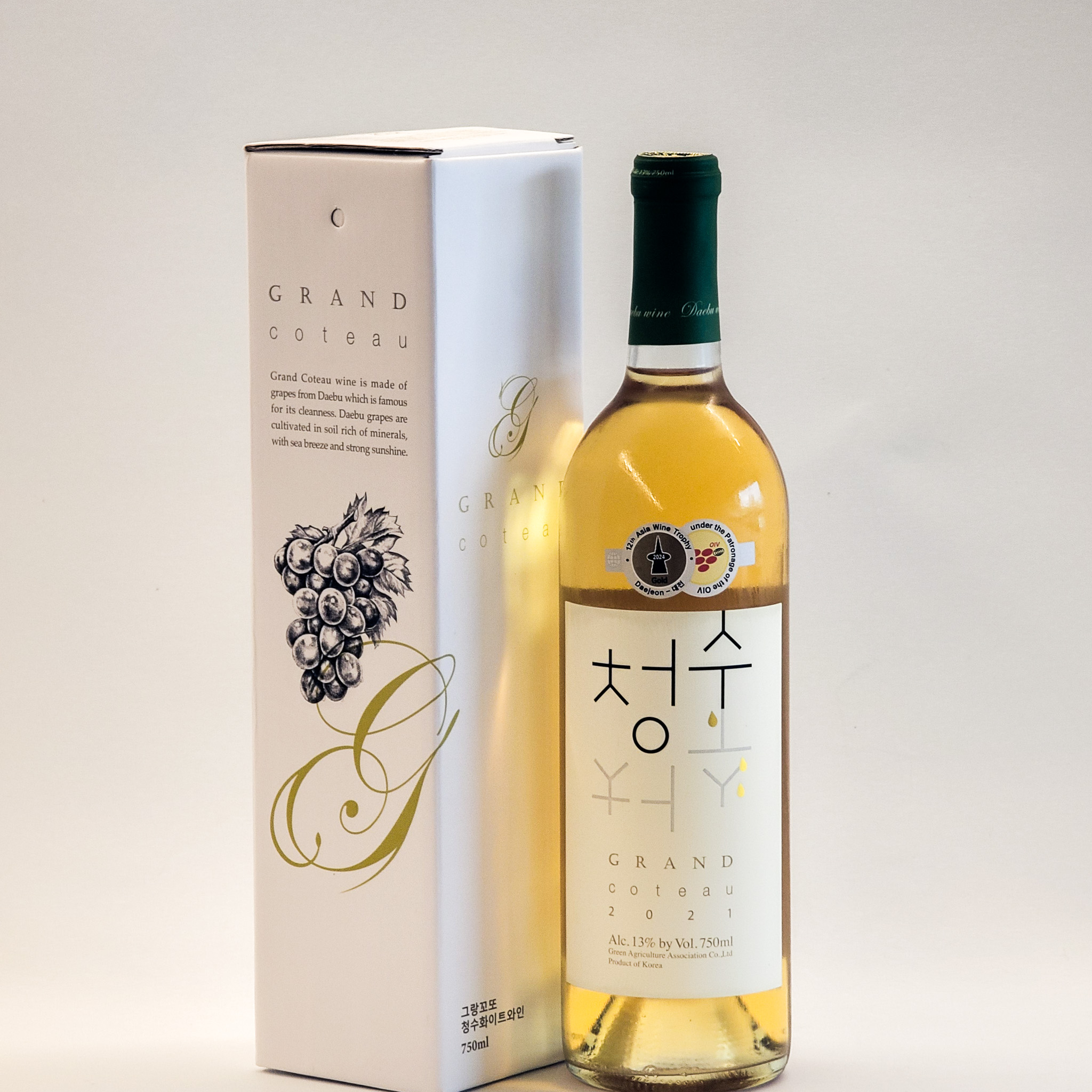 그랑꼬또 청수 화이트와인 13도 750ml 대부도의 자연을 담은 와인
