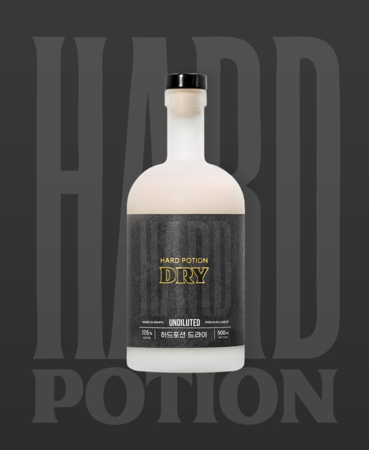 팔팔양조장 하드포션 드라이 17.5도 500ml 무감미료 막걸리