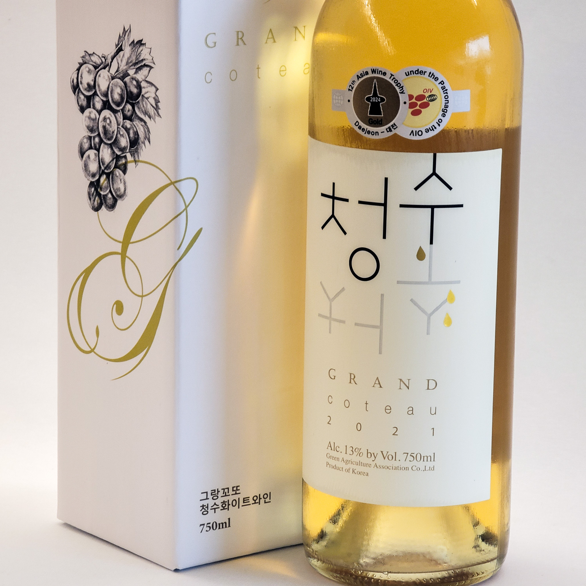 그랑꼬또 청수 화이트와인 13도 750ml 대부도의 자연을 담은 와인
