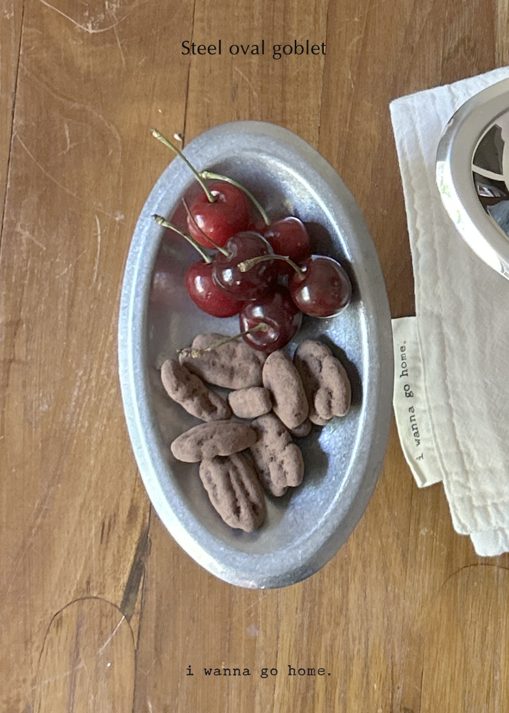 Steel oval goblet (2 types)